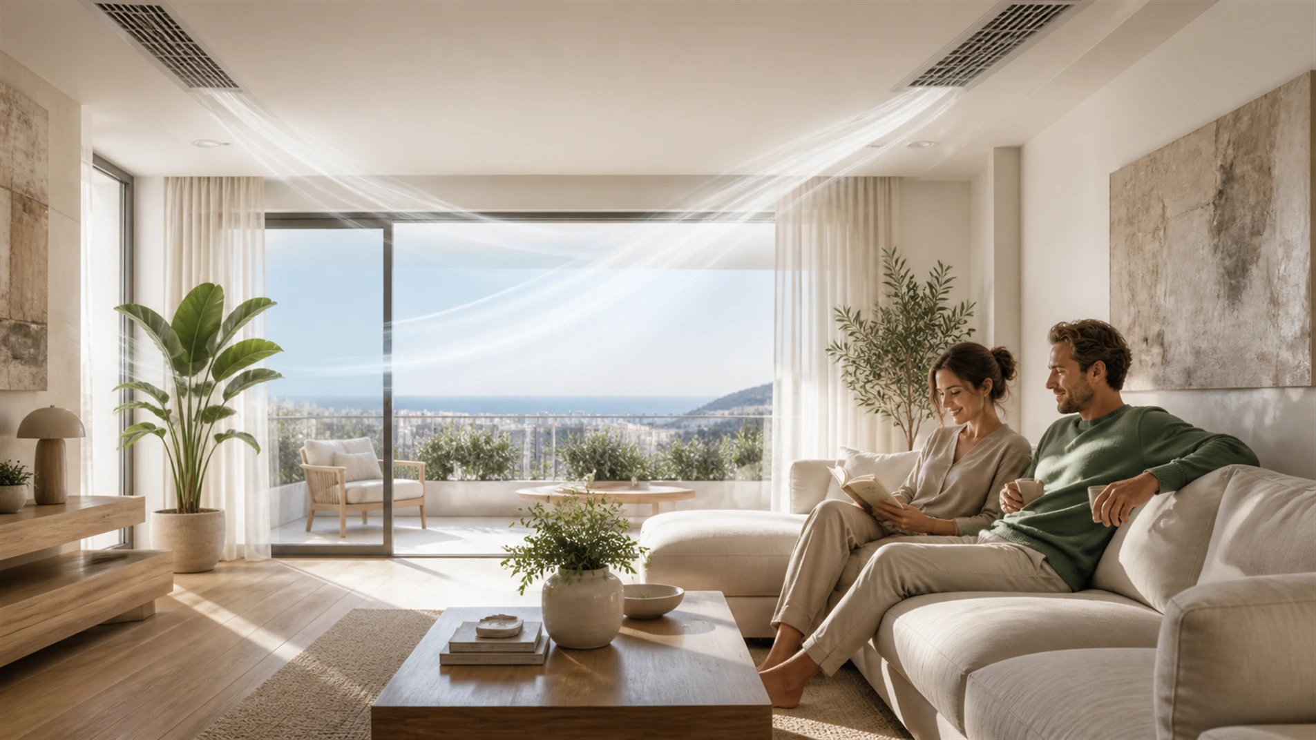 Άνετος εσωτερικός χώρος με ελεγχόμενη ανανέωση του αέρα